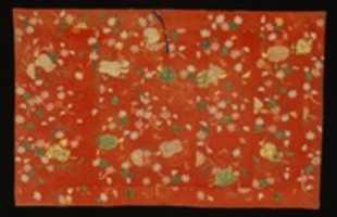 Free download Buddhist Vestment (Kesa) with Pattern of Maple Leaves and Fans free photo or picture to be edited with GIMP online image editor