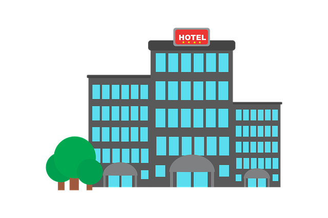 Free download Building Hotel Accommodation -  free illustration to be edited with GIMP free online image editor