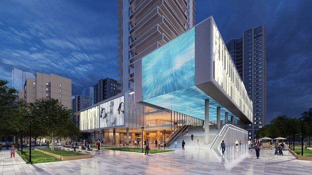 Free download buildings architecture 3d rendering free picture to be edited with GIMP free online image editor
