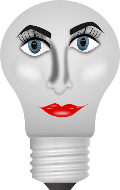 Free download Bulb Lamp Female -  free illustration to be edited with GIMP free online image editor