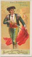Free download Bull Fighting Sword, from the Arms of All Nations series (N3) for Allen & Ginter Cigarettes Brands free photo or picture to be edited with GIMP online image editor
