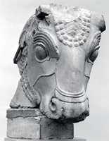 Free download Bulls head from column capital free photo or picture to be edited with GIMP online image editor