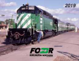 Gratis download Burlington Northerns Passenger Train gratis foto of afbeelding om te bewerken met GIMP online afbeeldingseditor
