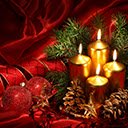 Burning candles for Christmas [LSP]  screen for extension Chrome web store in OffiDocs Chromium