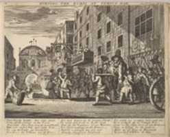 Free download Burning the Rumps at Temple Bar (Plate 11: Illustrations to Samuel Butlers Hudibras) free photo or picture to be edited with GIMP online image editor