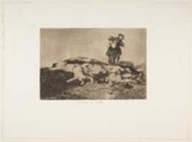 Free download Bury Them and Keep Quiet (Enterrar y callar), from The Disasters of War (Los Desastres de la Guerra), plate 18 free photo or picture to be edited with GIMP online image editor