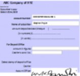 Free download Business Account Receipt DOC, XLS or PPT template free to be edited with LibreOffice online or OpenOffice Desktop online