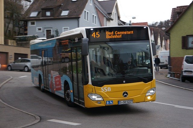 Free download bus mercedes merceds benz stuttgart free picture to be edited with GIMP free online image editor