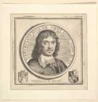 Free download Bust of Hollar in a Circular Frame (published in Vertues, Description of the Works of the Ingenious Delineator & Engraver, Wenceslaus Hollar) free photo or picture to be edited with GIMP online image editor