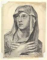 Free download Bust of Mary with Crossed Hands free photo or picture to be edited with GIMP online image editor