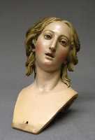 Free download Bust (probably of an angel) free photo or picture to be edited with GIMP online image editor
