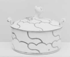Free download Butter dish with cover (part of a service) free photo or picture to be edited with GIMP online image editor