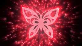 Descarga gratuita Butterfly Neon Wings: video gratuito para editar con el editor de video en línea OpenShot