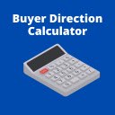 OffiDocs Chromium の拡張機能 Chrome Web ストアの BuyerDirection Calculator 画面