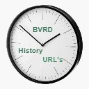 BVRD History URLs  screen for extension Chrome web store in OffiDocs Chromium