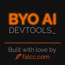 BYO LLM: DevTools  screen for extension Chrome web store in OffiDocs Chromium