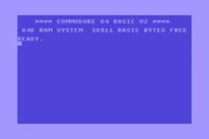 Free download C64-Start Screen free photo or picture to be edited with GIMP online image editor