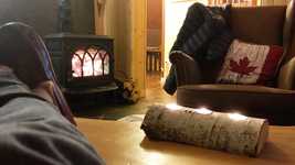 Darmowe pobieranie Cabin Fire Fireplace - darmowe wideo do edycji za pomocą internetowego edytora wideo OpenShot
