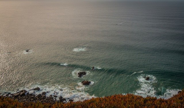 無料ダウンロードカボダロカポルトガル崖海の無料画像をGIMP無料オンライン画像エディタで編集する