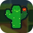 Cactu Sama Game Help the cactus cross the desert safely!  screen for extension Chrome web store in OffiDocs Chromium