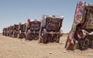 Free download Cadillac Ranch: A fazenda dos Cadillacs free photo or picture to be edited with GIMP online image editor