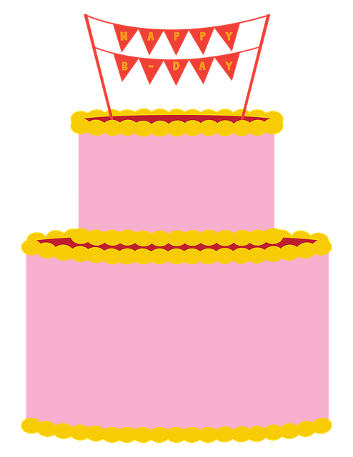 Download grátis do bolo de aniversário feliz - ilustração grátis para ser editada com o editor de imagens online grátis do GIMP