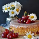 Cake filled with jam and flowers  screen for extension Chrome web store in OffiDocs Chromium