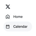 X Calendar Extension  screen for extension Chrome web store in OffiDocs Chromium