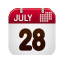 Calendar w/ Lunar Phases  screen for extension Chrome web store in OffiDocs Chromium
