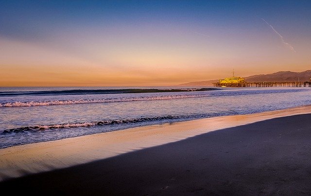 Téléchargement gratuit de l'image gratuite de la plage de Los Angeles en Californie à éditer avec l'éditeur d'images en ligne gratuit GIMP