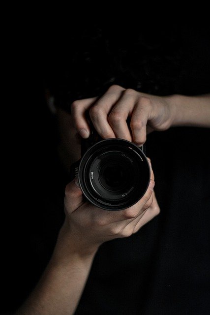 Free download camera man photographer dark free picture to be edited with GIMP free online image editor