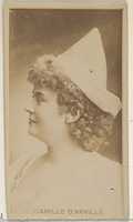 Free download Camille D Arville, from the Actors and Actresses series (N45, Type 8) for Virginia Brights Cigarettes free photo or picture to be edited with GIMP online image editor