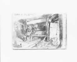 Free download Camp A Aug 21 1885: Onterior with Seated Figure (from Sketchbook X) free photo or picture to be edited with GIMP online image editor