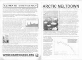 Free download Campaign against Climate Change - Arctic Meltdown Leaflet free photo or picture to be edited with GIMP online image editor