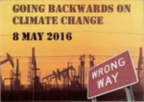 Free download Campaign against Climate Change - Going Backwards Leaflet free photo or picture to be edited with GIMP online image editor
