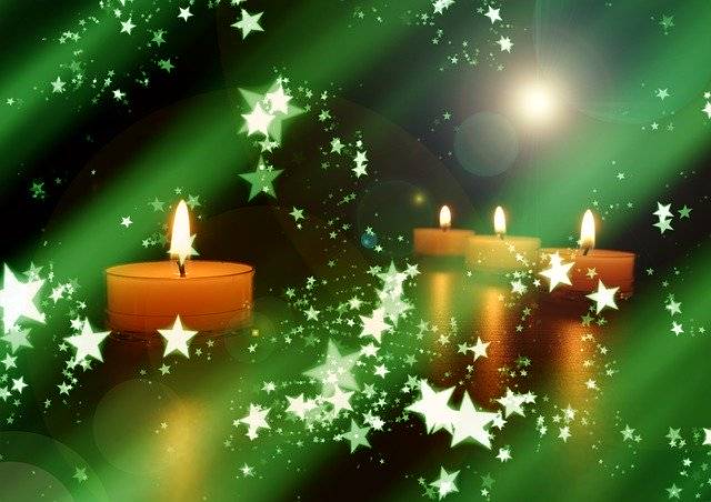 Scarica gratuitamente Candles Star Christmas: illustrazione gratuita da modificare con l'editor di immagini online gratuito GIMP