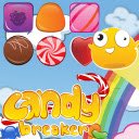 OffiDocs Chromium의 Chrome 웹 스토어 확장을 위한 Candy Breaker 게임 화면