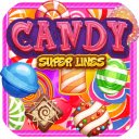 Candy Super Lines Game  screen for extension Chrome web store in OffiDocs Chromium