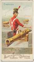 Free download Cannon, from the Arms of All Nations series (N3) for Allen & Ginter Cigarettes Brands free photo or picture to be edited with GIMP online image editor