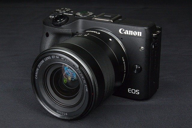 Kostenloser Download von Canon Camera Micro, einzelnes kostenloses Bild, das mit dem kostenlosen Online-Bildeditor GIMP bearbeitet werden kann