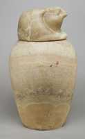 Free download Canopic jar with a falcon-headed lid free photo or picture to be edited with GIMP online image editor
