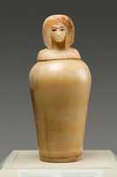 Free download Canopic Jar with a Lid in the Shape of a Royal Womans Head free photo or picture to be edited with GIMP online image editor
