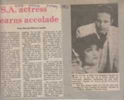 Free download Cape Argus Interview Angelique Rockas 1983 free photo or picture to be edited with GIMP online image editor