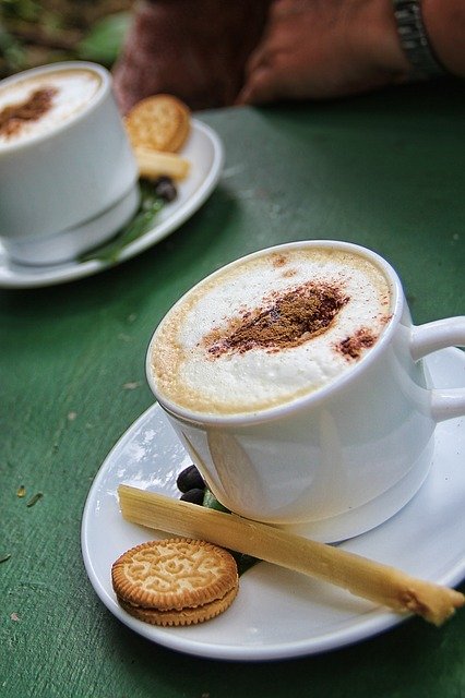 Free download cappuccino coffee cup milk foam free picture to be edited with GIMP free online image editor