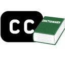 Caption Dictionary  screen for extension Chrome web store in OffiDocs Chromium