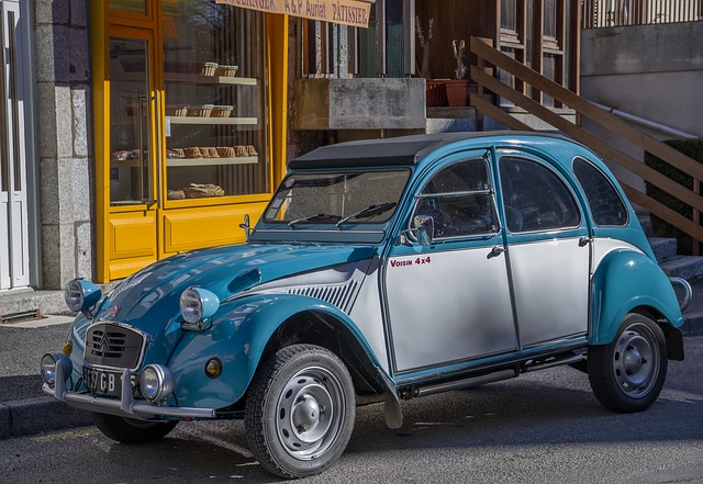 免费下载汽车 2cv oldtimer 雪铁龙免费图片要使用 GIMP 免费在线图像编辑器进行编辑