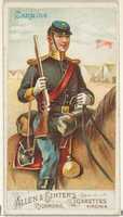 Free download Carbine, from the Arms of All Nations series (N3) for Allen & Ginter Cigarettes Brands free photo or picture to be edited with GIMP online image editor