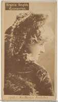 Free download Card 1018, Kathryn Kidder, from the Actors and Actresses series (N45, Type 2) for Virginia Brights Cigarettes free photo or picture to be edited with GIMP online image editor