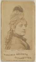 Free download Card 267, Alice Atherton, from the Actors and Actresses series (N45, Type 1) for Virginia Brights Cigarettes free photo or picture to be edited with GIMP online image editor