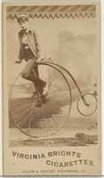 Free download Card 26, from the Girl Cyclists series (N49) for Virginia Brights Cigarettes free photo or picture to be edited with GIMP online image editor